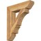 Ekena Millwork Balboa Slat Rough Sawn Bracket, Western Red Cedar, 6"W x 28"D x 32"H BKT06X28X32BOA06RWR - alternate 1